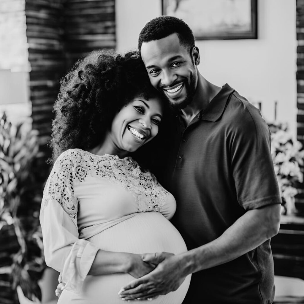 how to get pregnant fast beautiful african american pregnant couple